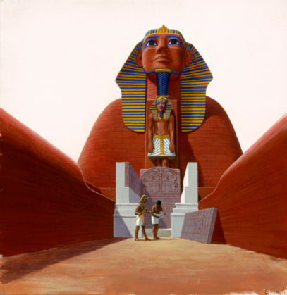La Esfinge en la época de los faraones